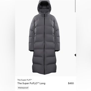 Super Puffer waterproof jacket. Brand new with tags. Limited Edition.